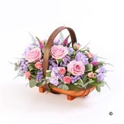 Pink and Lilac Basket