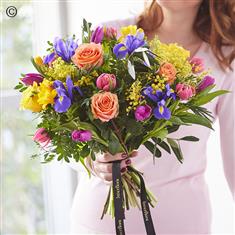 Vibrant Spring Bouquet with Tulips