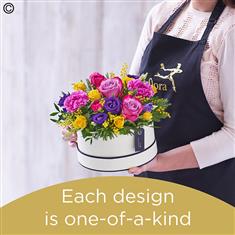 Florist Choice Hatbox - Vibrant